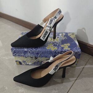 Dior Nude Black Pumps